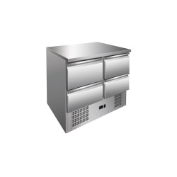 Table Frigo Ventilée 4 portes. Pâques le spécialiste du matériel horeca, ustensiles de cuisine professionnels et meilleur rappor