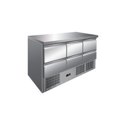 Table Frigo Ventilée 6 portes. Pâques le spécialiste du matériel horeca, ustensiles de cuisine professionnels et meilleur rappor