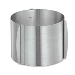 Moule à gâteau en inox et réglable/ Le spécialiste du matériel horeca, ustensiles de cuisine professionnels et meilleur rapport