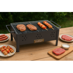 Barbecue de Table + Grill 31x21x14 cm. Pâques le spécialiste du matériel horeca, ustensiles de cuisine professionnels et meilleu