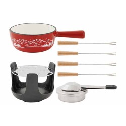 Appareil à Fondue en fonte Ø14cm. Pâques le spécialiste du matériel horeca, ustensiles de cuisine professionnels et meilleur rap