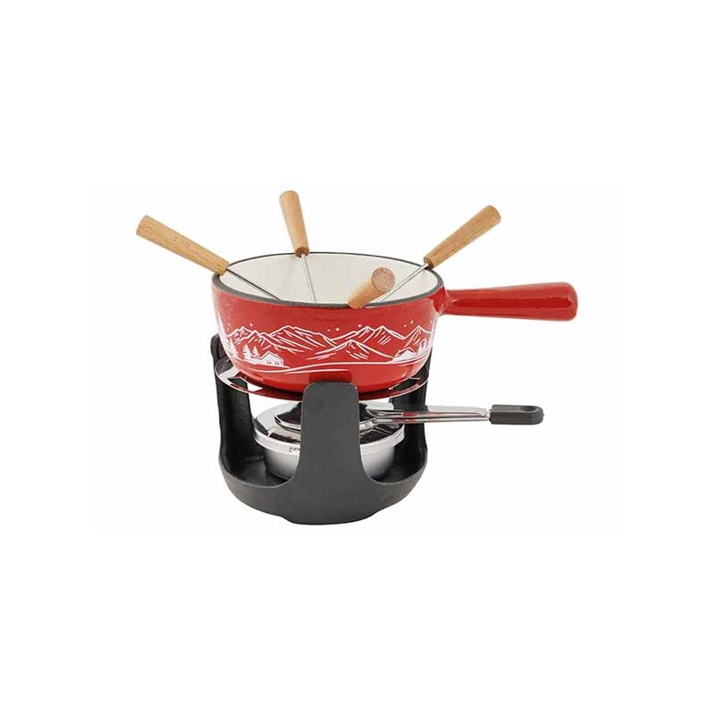 Appareil à Fondue en fonte Ø14cm. Pâques le spécialiste du matériel horeca, ustensiles de cuisine professionnels et meilleur rap