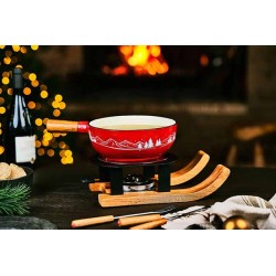 Set Fondue SKI en fonte Ø22cm. Pâques le spécialiste du matériel horeca, ustensiles de cuisine professionnels.
