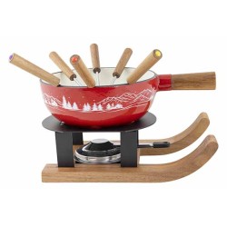Set Fondue SKI en fonte Ø22cm. Pâques le spécialiste du matériel horeca, ustensiles de cuisine professionnels.