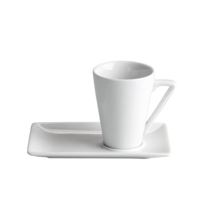 Tasse Café 6CL + Sous-tasse 12.5X8X1CM. Materiel-horeca | Nos meilleures ventes de materiel horeca au meilleur prix