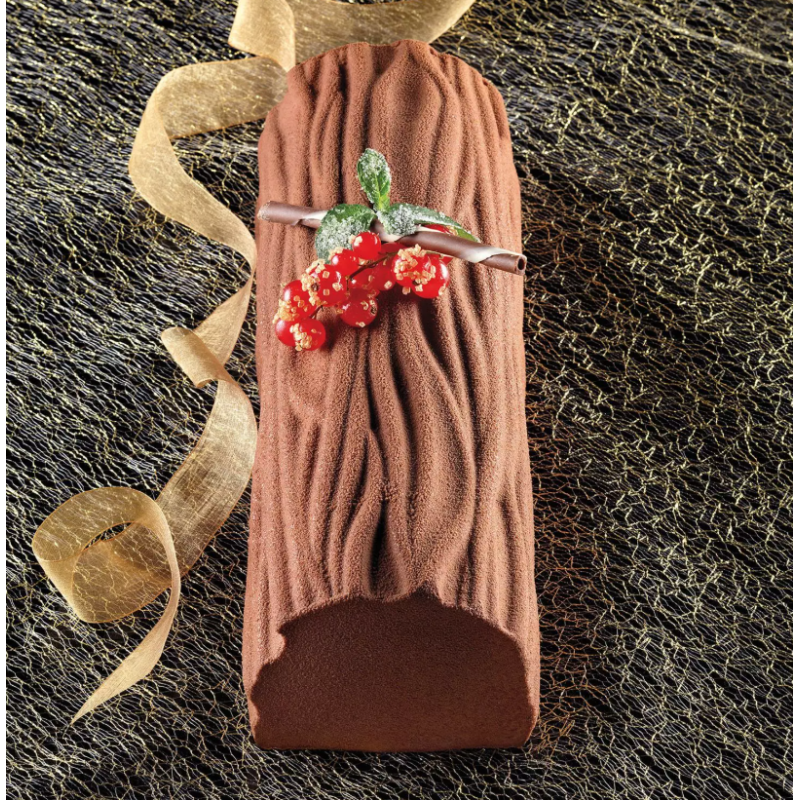 Moule à pâtisserie Kit Bûche Bois Silikomart. Paques SA votre spécialiste de la vente de matériel horeca & cuisine sur Liège et
