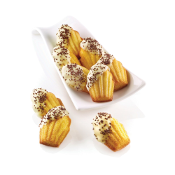 Moule à pâtisserie pour 15 Madeleine Silikomart. Paques SA votre spécialiste de la vente de matériel horeca & cuisine sur Liège