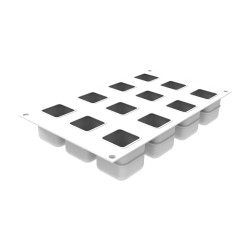 Moule en silicone CUBO 3D. Paques SA votre spécialiste de la vente de matériel horeca & cuisine sur Liège et toute la Belgique a