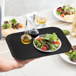 Plateau rectangulaire 45x35 cm empilable.  Paques SA votre spécialiste de la vente de matériel horeca & cuisine sur Liège et tou