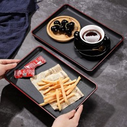 Plateau rectangulaire en Plastique 2 tailles disponibles.  Paques SA votre spécialiste de la vente de matériel horeca & cuisine
