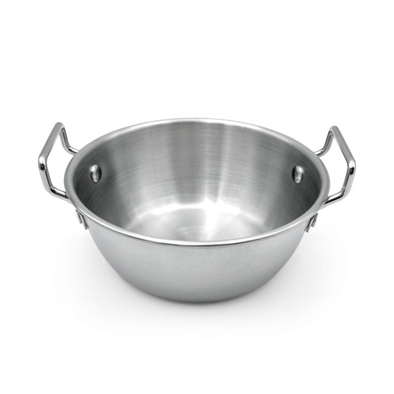 Mini Poêle en acier avec anses D12CM. Paques SA votre spécialiste de la vente de matériel horeca & cuisine sur Liège et