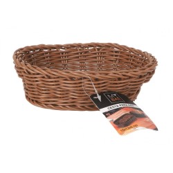 Panier à pain noir oval 19x13x6cm | Materiel-horeca | Achat en ligne