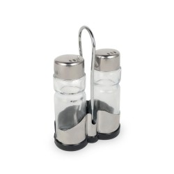 SET SALIERES AVEC SUPPORT EN METAL.  Paques SA vous trouverez tout le matériel horeca aux prix les + bas! Notre magasin est à Li