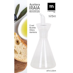 Bouteille à Huile  125 CC EN BOROSILICATE. Paques SA vous trouverez tout le matériel horeca aux prix les + bas! Notre magasin es