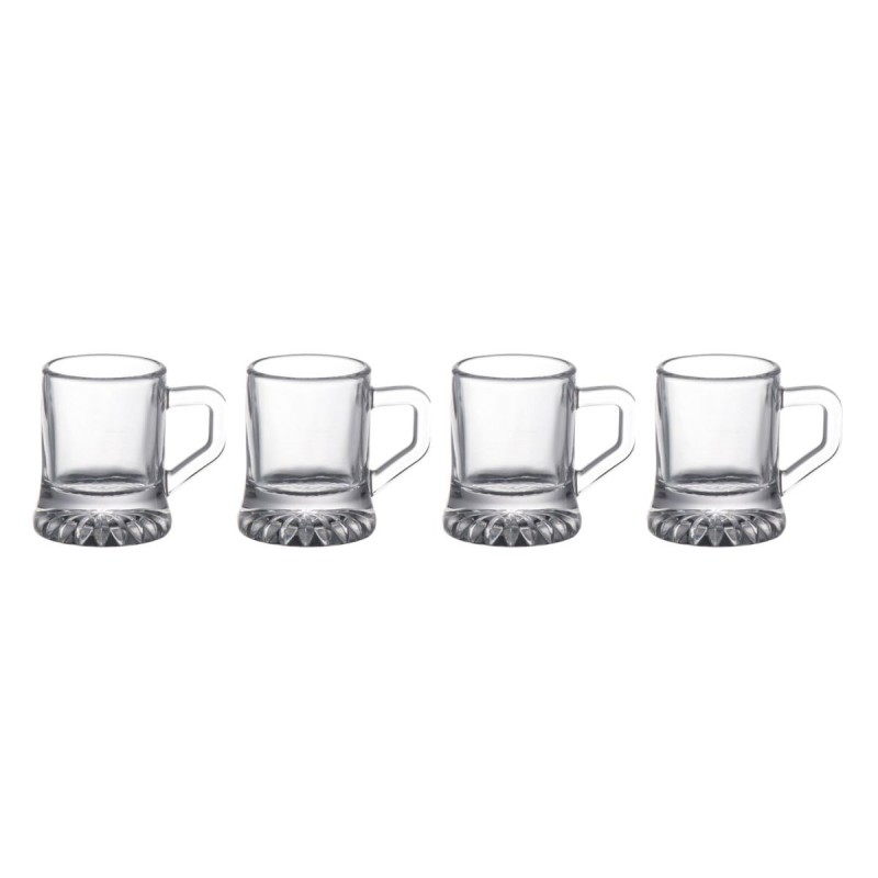 Verre avec anse 25CC par 4. Paques SA votre spécialiste de la vente de matériel horeca & cuisine sur Liège et toute la Belgique