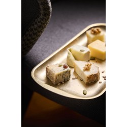 Plateau de présentation dore en inox 2 tailles disponibles. Paques SA votre spécialiste de la vente de matériel horeca & cuisine