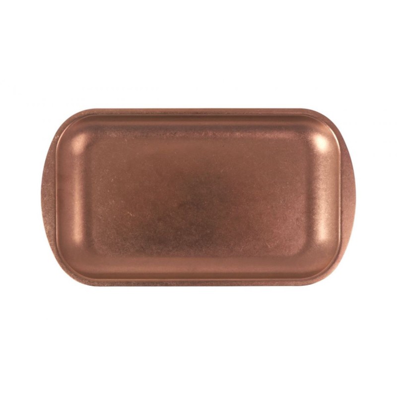 PLATEAU CUIVRE VIEUX INOX VINTAGE27.5x15  . Paques SA votre spécialiste de la vente de matériel horeca & cuisine