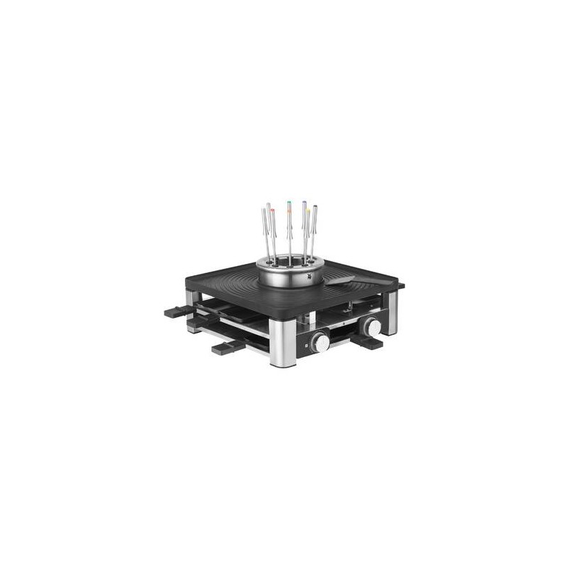 LUMERO GOURMET STATION-3 EN 1 (APPAREIL A RACLETTE, APPAREIL A FONDOUE ET UN GRILL ELECTRIQUE  D' INTERIOR)