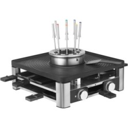 LUMERO GOURMET STATION-3 EN 1 (APPAREIL A RACLETTE, APPAREIL A FONDOUE ET UN GRILL ELECTRIQUE  D' INTERIOR)