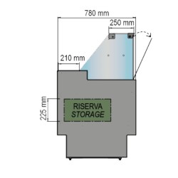 COMPTOIR FRIGO VIGO78 +3/+5°C - TECNODOM ITALIE