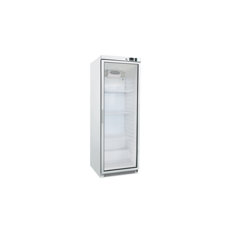 Vitrine Ventilée extérieur inox 400LT. Paques SA votre spécialiste de la vente de matériel horeca & cuisine sur Liège et toute l