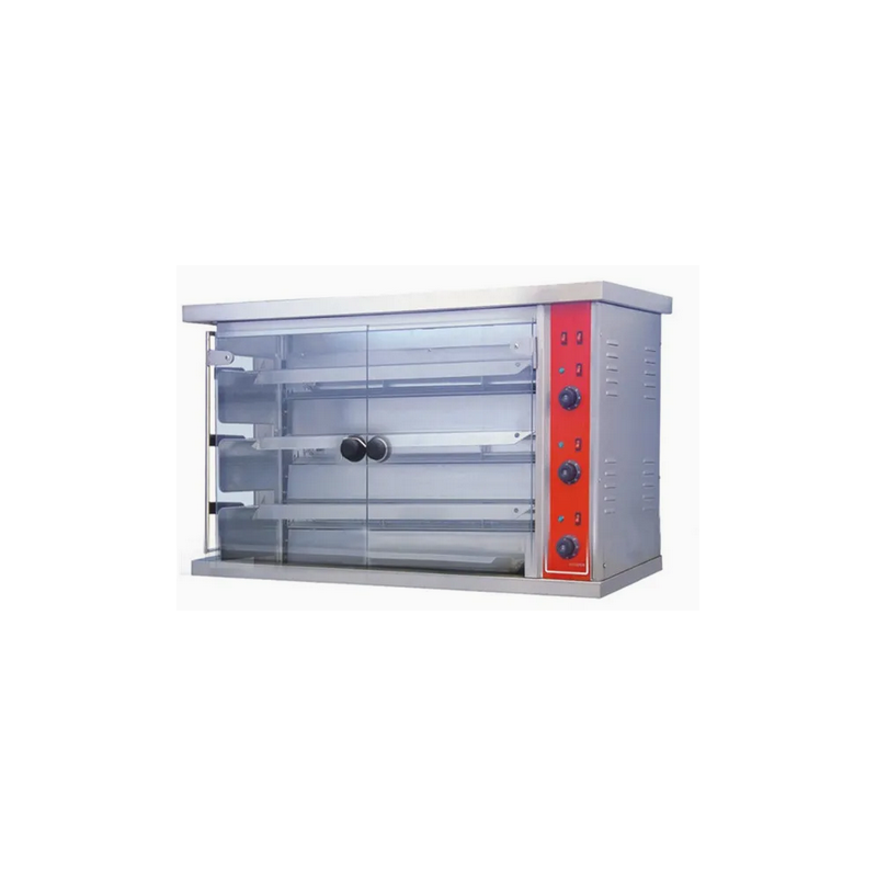 Rôtissoire à 3 ou 6 Broches à Gaz. Paques SA vous trouverez tout le matériel horeca aux prix les + bas! Notre magasin est à Lièg