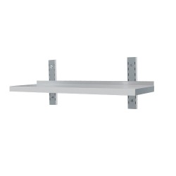Étagère mural en inox 1 niveau  avec Support Mural 350mm Plusieurs Tailles.Paques SA votre spécialiste de la vente de matériel h