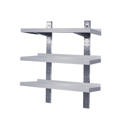 étagère en inox 3 Niveaux plusieurs Tailles. Paques SA votre spécialiste de la vente de matériel horeca & cuisine sur Liège et t