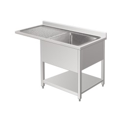 PLONGE 1 CUVE + ÉGOUTTOIR + EMPLACEMENT LAVE VAISSELLE. Paques SA vous trouverez tout le matériel horeca aux prix les + bas! Not