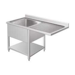 PLONGE 1 CUVE + ÉGOUTTOIR + EMPLACEMENT LAVE VAISSELLE. Paques SA vous trouverez tout le matériel horeca aux prix les + bas! Not
