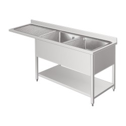 Plonge 2 cuves + égouttoir + emplacement lave vaisselle. Paques SA vous trouverez tout le matériel horeca aux prix les + bas! No