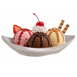 Coupe à glace blanc 21x12.5xH5CM. Découvrez tous nôtres produits pour les glaces.