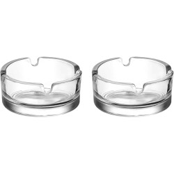 Cendrier en verre Ø7.2cm LAV . Paques SA magasin HORECA à Liège.