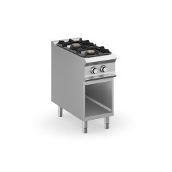 Fourneau à gaz 2 feux sur armoire