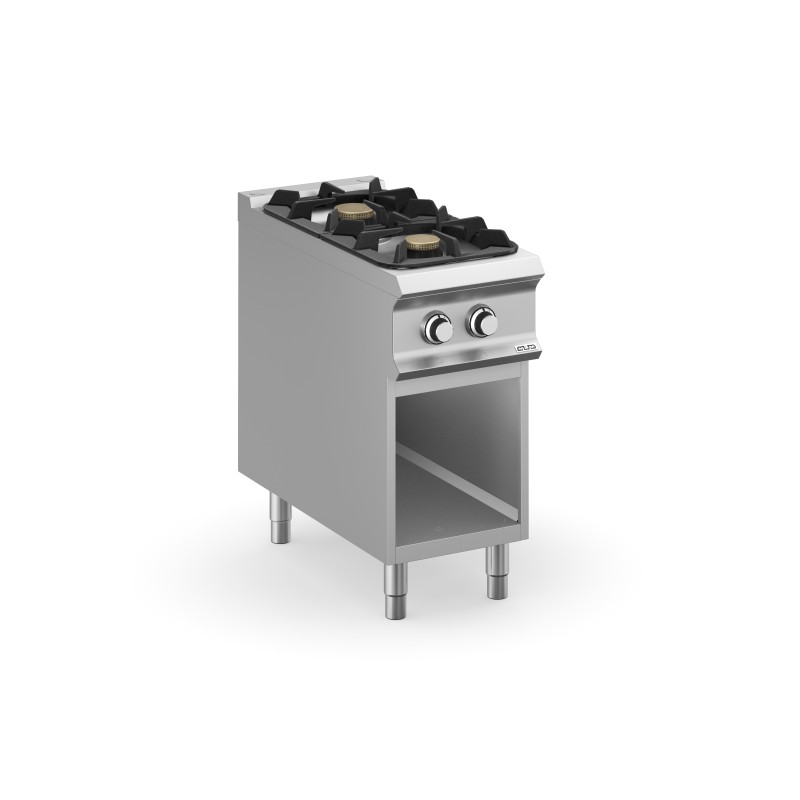 Fourneau à gaz 2 feux sur armoire