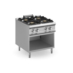 Fourneau à gaz 4 feux sur armoire - MBM 900