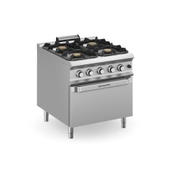 Fourneau à gaz 4 feux sur four - MBM 900