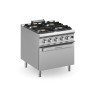 Fourneau à gaz 4 feux sur four - MBM 900