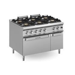 Fourneau à gaz 6 feux sur four - MBM 900