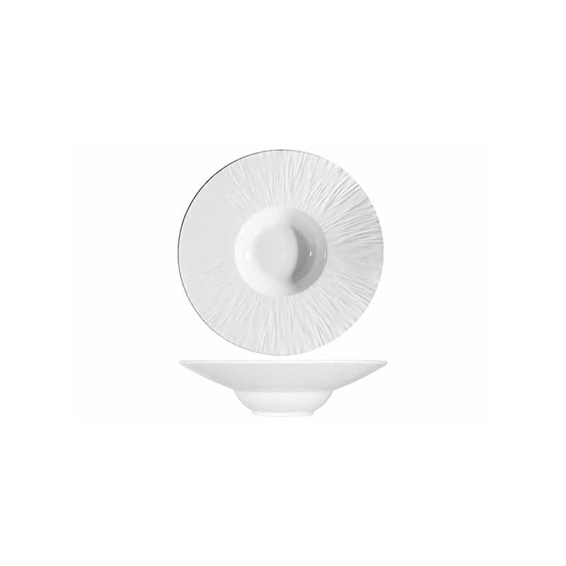 Assiette PURE WHITE.Paques SA votre spécialiste de la vente de matériel horeca & cuisine sur Liège et toute la Be