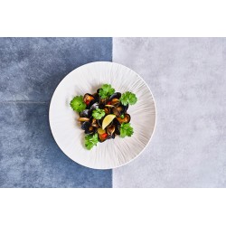 Assiette PURE WHITE.Paques SA votre spécialiste de la vente de matériel horeca & cuisine sur Liège et toute la Be