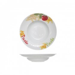 Assiette à pâtes "pasta" D17-27,5XH6CM/Le spécialiste du matériel horeca, ustensiles de cuisine professionnels et meilleur rappo