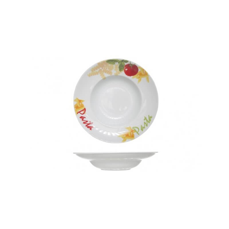 Assiette à pâtes "pasta" D17-27,5XH6CM/Le spécialiste du matériel horeca, ustensiles de cuisine professionnels et meilleur rappo