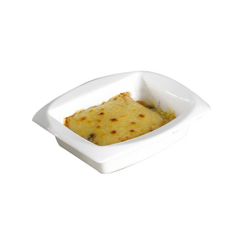 Plat lasagne rectangulaire céramique 20.5 x16.5 cm/ Le spécialiste du matériel horeca, ustensiles de cuisine professionnels et m