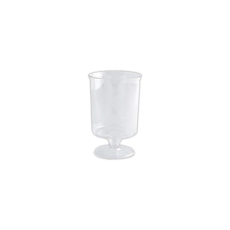 VERRE A VIN SUR PIED 150CC PLASTIQUE