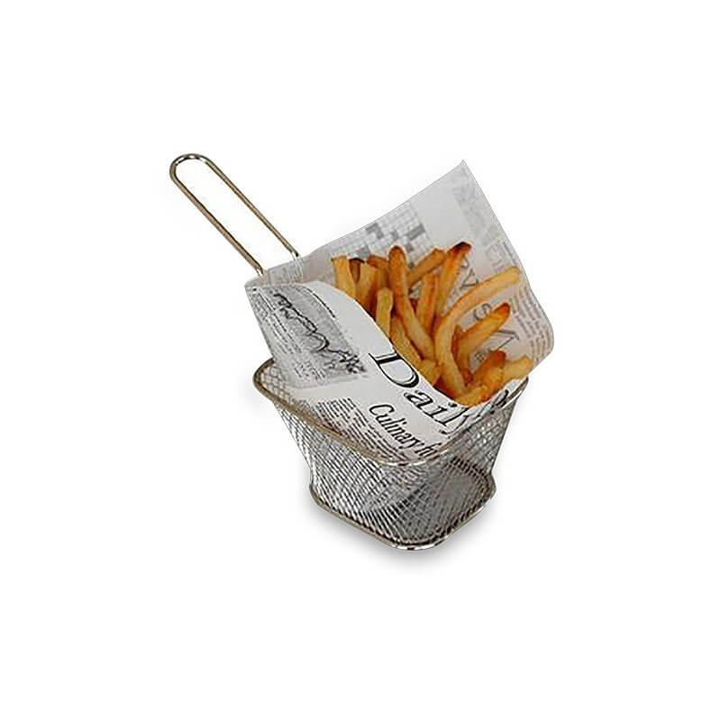 Sachet à frites papier 16x16 cm SET 1000/Le spécialiste du matériel horeca, ustensiles de cuisine professionnels et meilleur rap