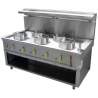 Feux chinois au gaz 5 feux | Materiel-horeca | Achat en ligne