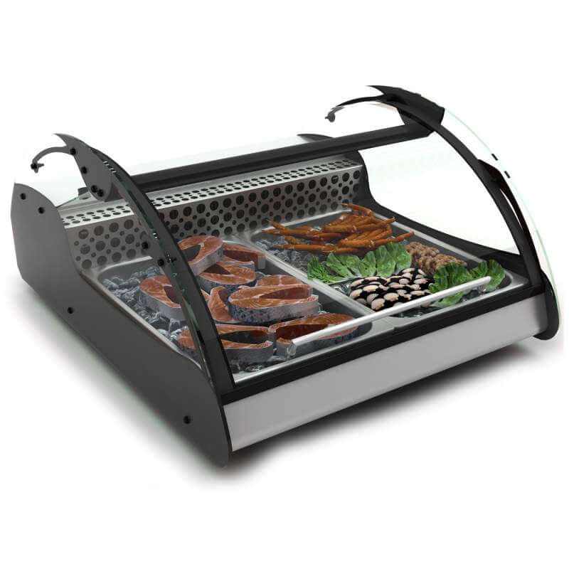 Comptoir frigo à poser pour bacs GN 1/1