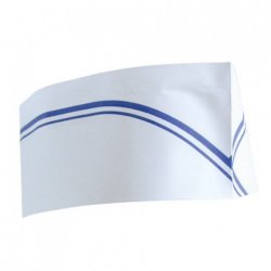 Calot jetable Lisse blanche et bleu . Pâques le spécialiste du matériel horeca, ustensiles de cuisine professionnels et meilleur