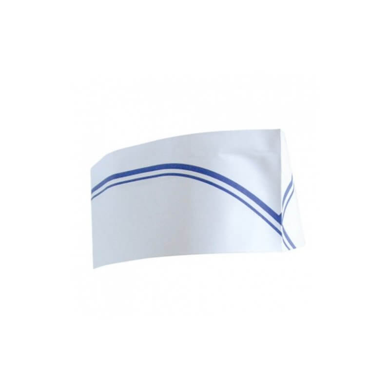 Calot jetable Lisse blanche et bleu . Pâques le spécialiste du matériel horeca, ustensiles de cuisine professionnels et meilleur